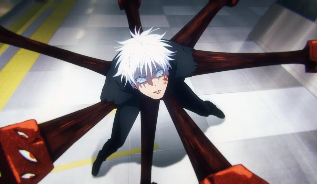 the image shows the sealing of gojo in Prison Realm